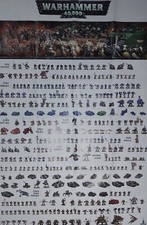 Warhammer 40k Rare Huge Poster