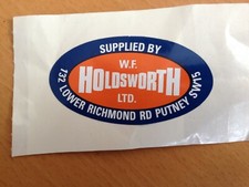 Holdsworth frame decal shop