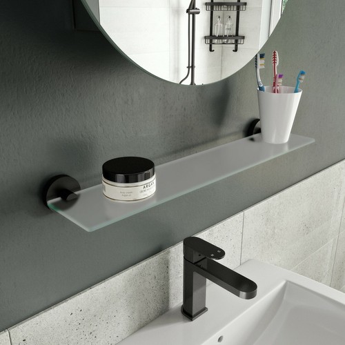 Croydex frosted glass shelf - frosted,