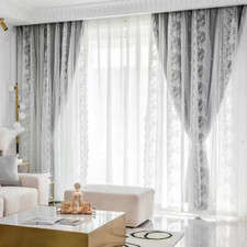 French Cream Lace Curtains
