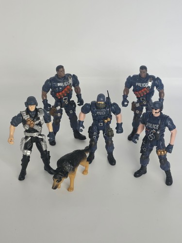 Chap mei police action figures - police,