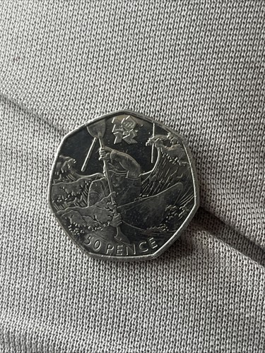 2011 olympic canoeing 50p - 50p, coin