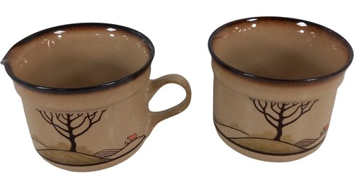 Denby ceramic creamer set - denby,