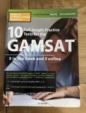 10 GAMSAT Full-length Practice Tests, Mock Exams for 2022-2023