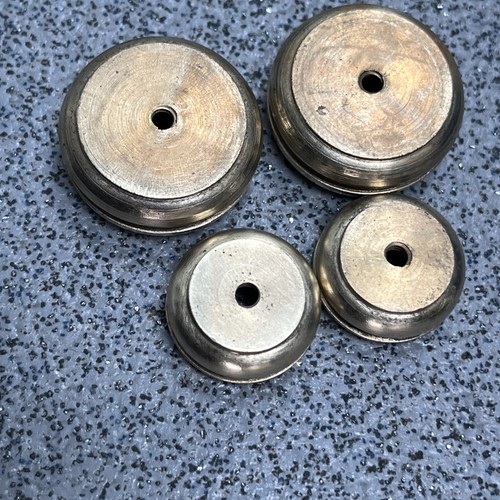 Clock case feet brass round - clock,