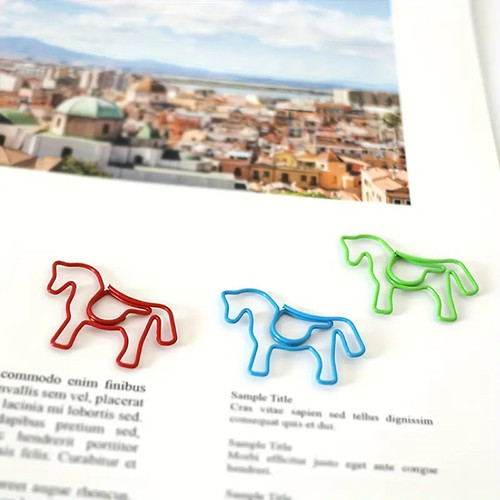 Horse paper clips decorative - paper,
