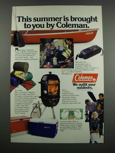 1983 coleman tents - 1983,
