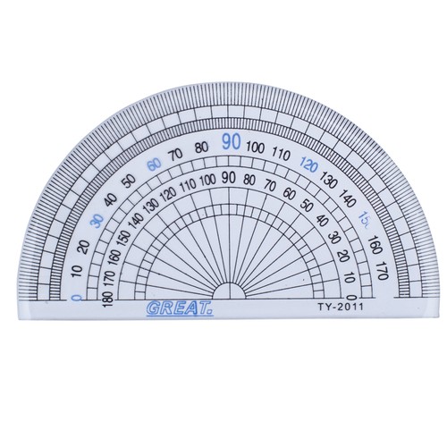 Protractor 10cm pack - pack, of