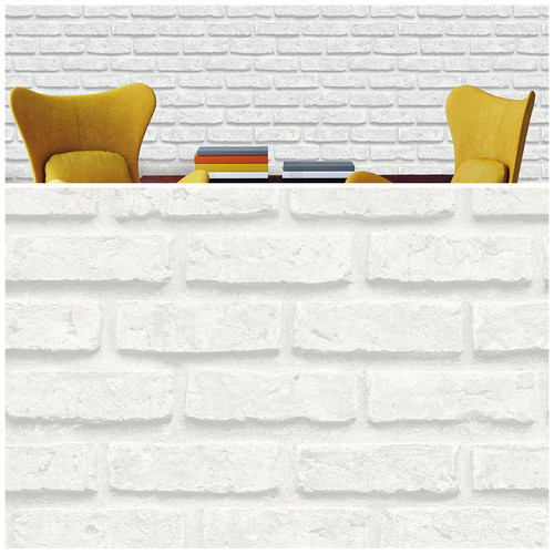 Albany white brick wallpaper - albany,