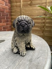 Pug Dog Fawn Garden Stone