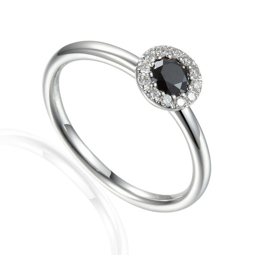 18ct white gold sapphire - gold,