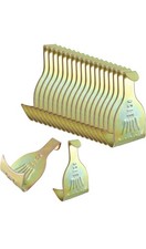 10 x Brass Picture Moulding Hooks Dado Rail Hanging Photo Frame Mirror Hanger