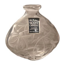 Royal Scot Crystal small vase