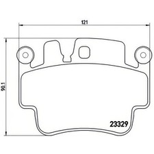 BREMBO Brake Pad Set Front