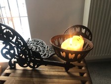 Pair of beautiful Victorian sconces, perfect for candles and atmosphere