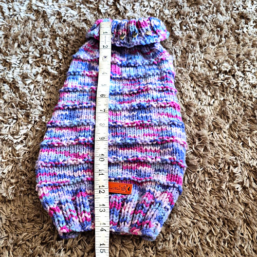 Handmade knitted dog jumper - jumper, s