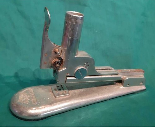 1930 vintage desktop stapler - desktop,