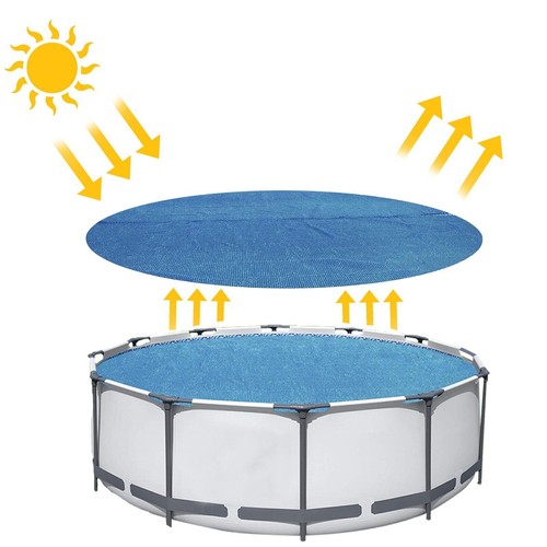12ft round solar pool cover - round,