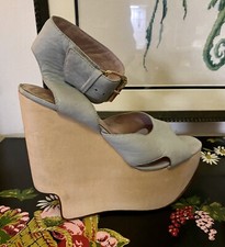 Vivienne Westwood Shoes leather blue Elevated anglomania Sandals Rocking Horse