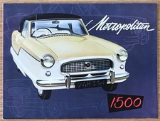 AUSTIN METROPOLITAN 1500 Car Sales Brochure c1959 #1613