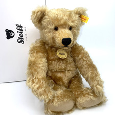 Steiff Classic Teddy Bear 33cm, Gold Mohair - Boxed - EAN: 028748