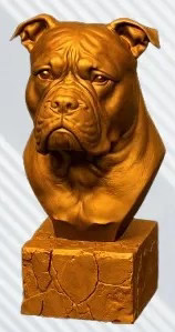 American bully bust - american,