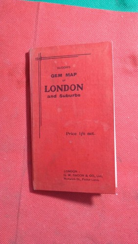 1924 bacon gem - map, of