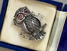 Vintage Sterling Silver Owl