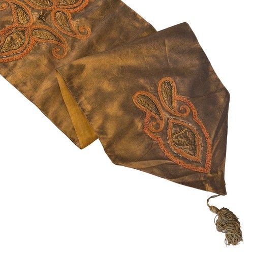 Bronze beaded embroidered - beaded,
