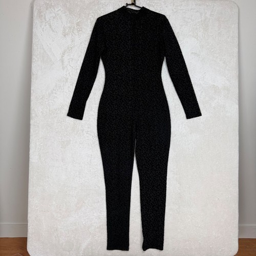Sheer black leopard velvet - sheer,