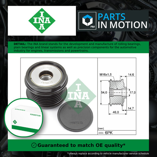 Overrunning alternator pulley - overrunning,