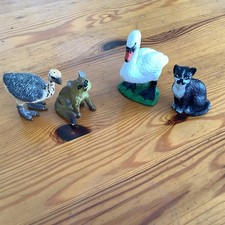 Schleich Retired Farm Mute Swan Figure Toy  2009 D-73527 plus other schleichs