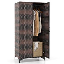 Wicker Wardrobe PE Rattan