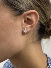 Diamond Stud Earrings Pear E