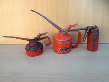 Vintage Wesco Oil Can x 2 & 1
