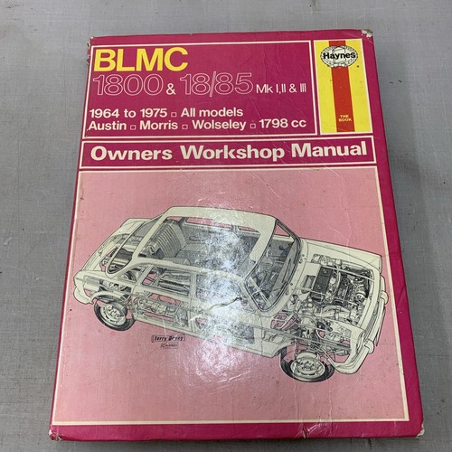 Haynes manual 027 blmc 1800 - manual,