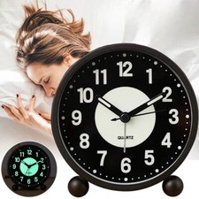 UK Silent Bedside Alarm Clock