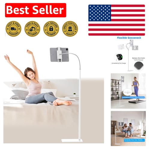 Sturdy gooseneck tablet stand - gooseneck,