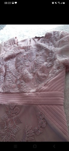 Blush pink embroidered shift - embroidered,