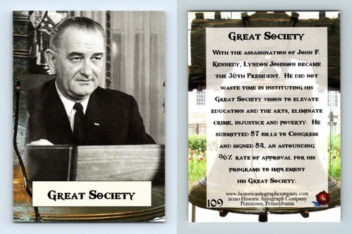 Great society 109 potus the - society, #109