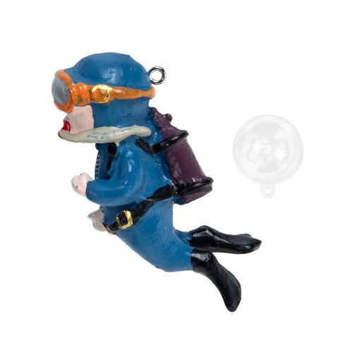 Aquarium floating diver decor - floating,