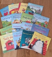 Huge Bundle Usborne Phonics Readers Set Of 16 Books Usbourne synthetic phonics