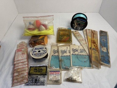 Vintage fishing tackle lot - tackle,