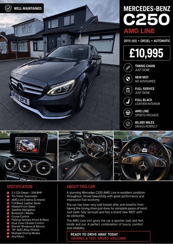 Mercedes c250 amg line - amg,
