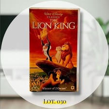 Lot 30 – The Lion King VHS