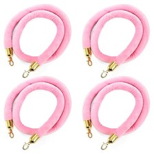 4 Pack of 7.5 Feet Pink Velvet