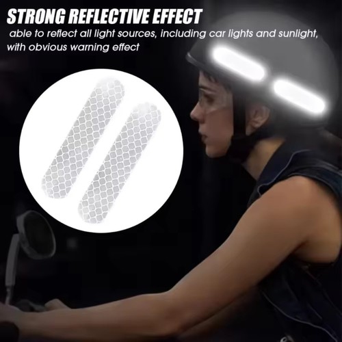 Reflective helmet stickers - reflective,