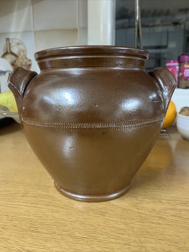 Antique crock stoneware - crock, 18th