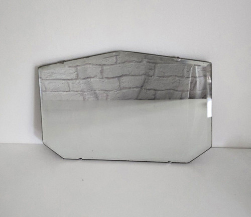 Vintage bevelled glass mirror