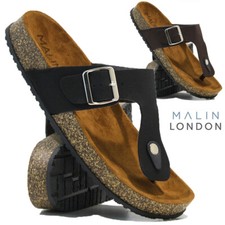 MENS SLIP ON SANDALS WIDE FIT FOOTBED WALKING SUMMER BEACH MULES FLIP FLOPS SIZE